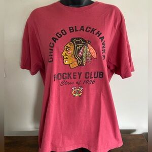 NHL Chicago Blackhawks Red Short Sleeve Hockey Club Tee